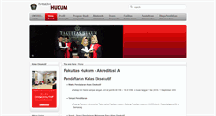 Desktop Screenshot of fh.unissula.ac.id