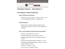 Tablet Screenshot of fh.unissula.ac.id