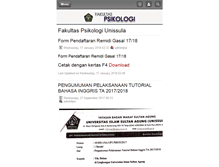 Tablet Screenshot of fpsi.unissula.ac.id