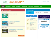 Tablet Screenshot of career.unissula.ac.id